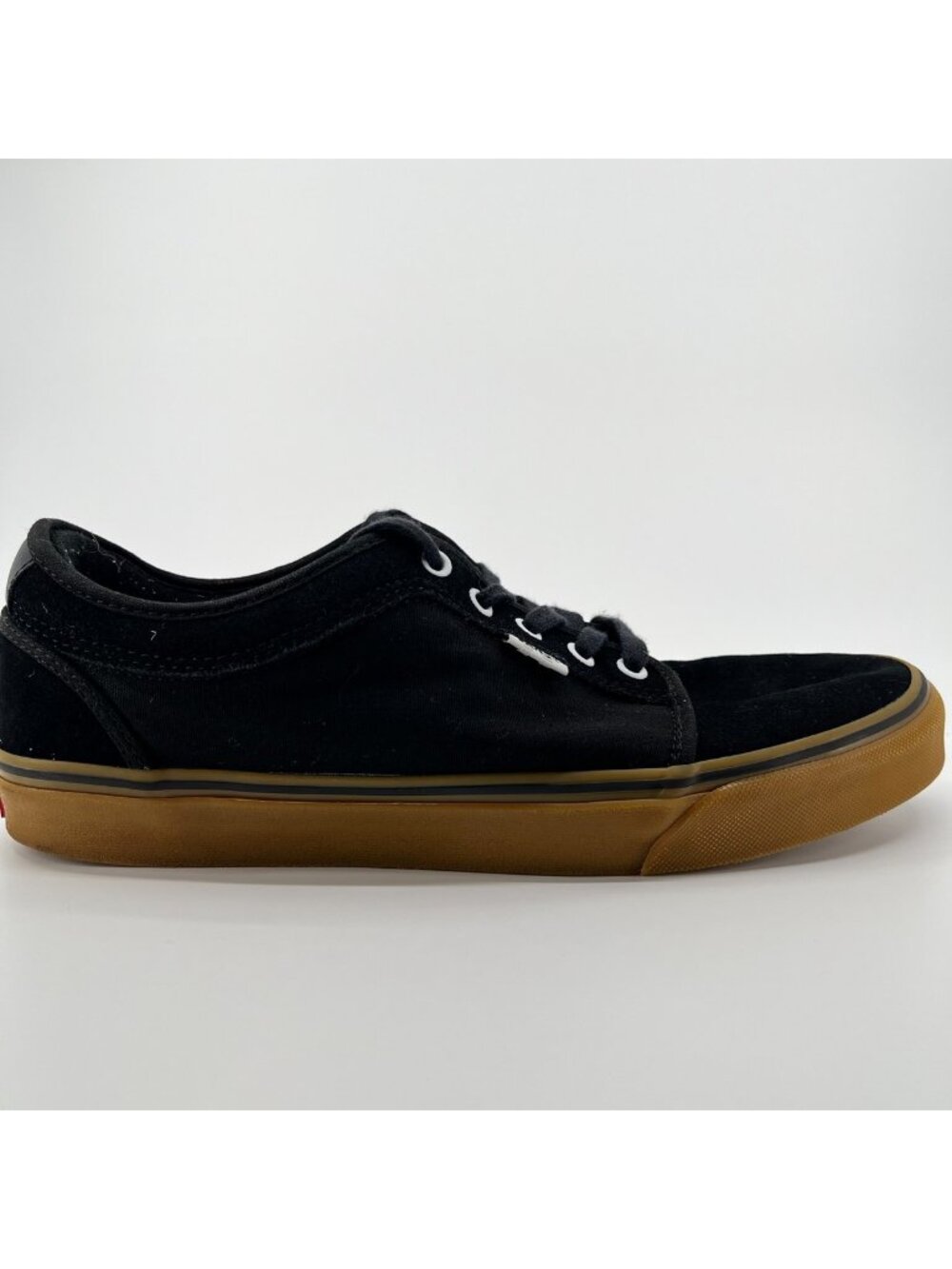 Vans Chukka Low Men Size 12 Black Gum Athletic Walking Skateboard Shoes Sneakers